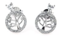Orecchini Forever Gioielli Donna in Argento Zircone FGOR00748 - FGOR00748